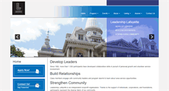 Desktop Screenshot of leadershiplafayette.org